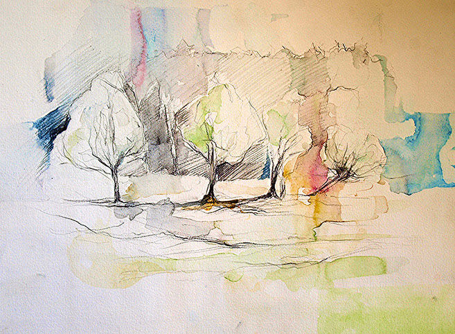 Simone Riedel | Aquarelle