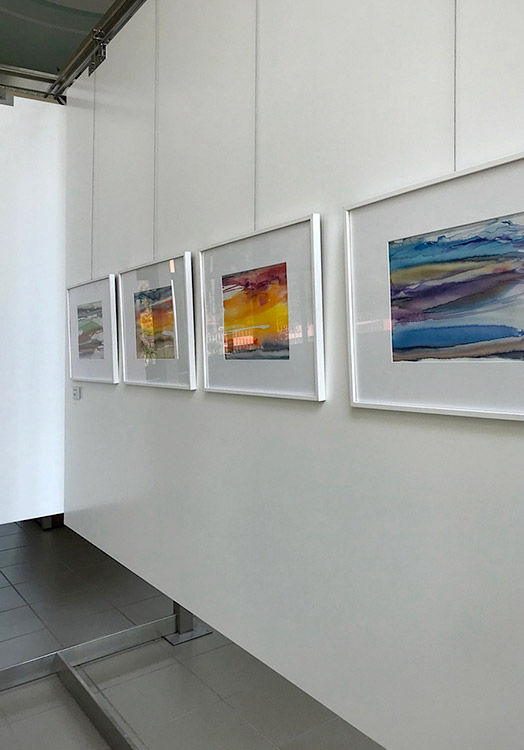 Simone Riedel | Ausstellung | Farbe gibt Raum