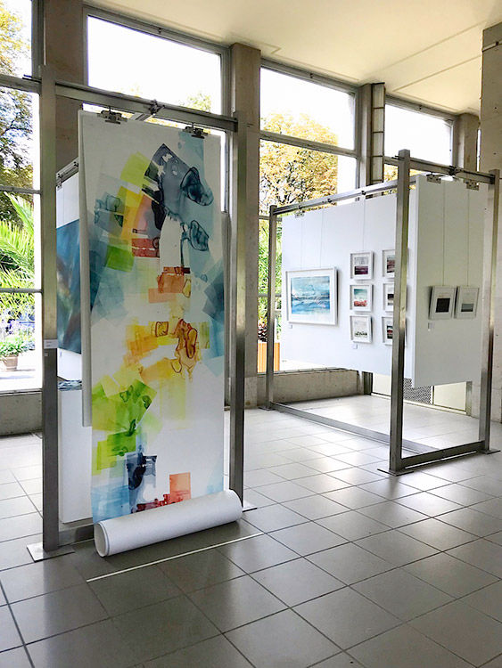 Simone Riedel | Ausstellung | Farbe gibt Raum