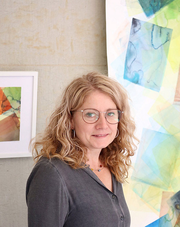 Simone Riedel | Ausstellung | Farbe gibt Raum